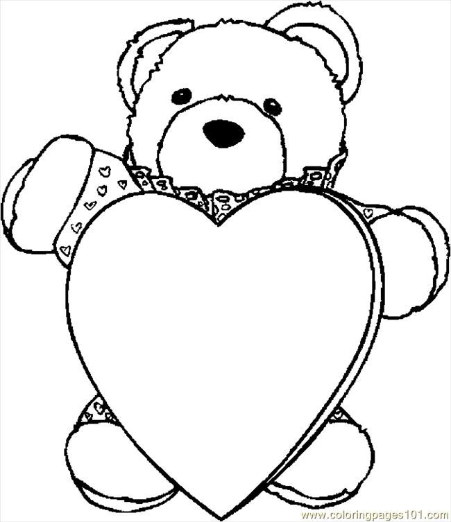 Free Printable Coloring Page Hearts 08 Holidays Valentines Day 