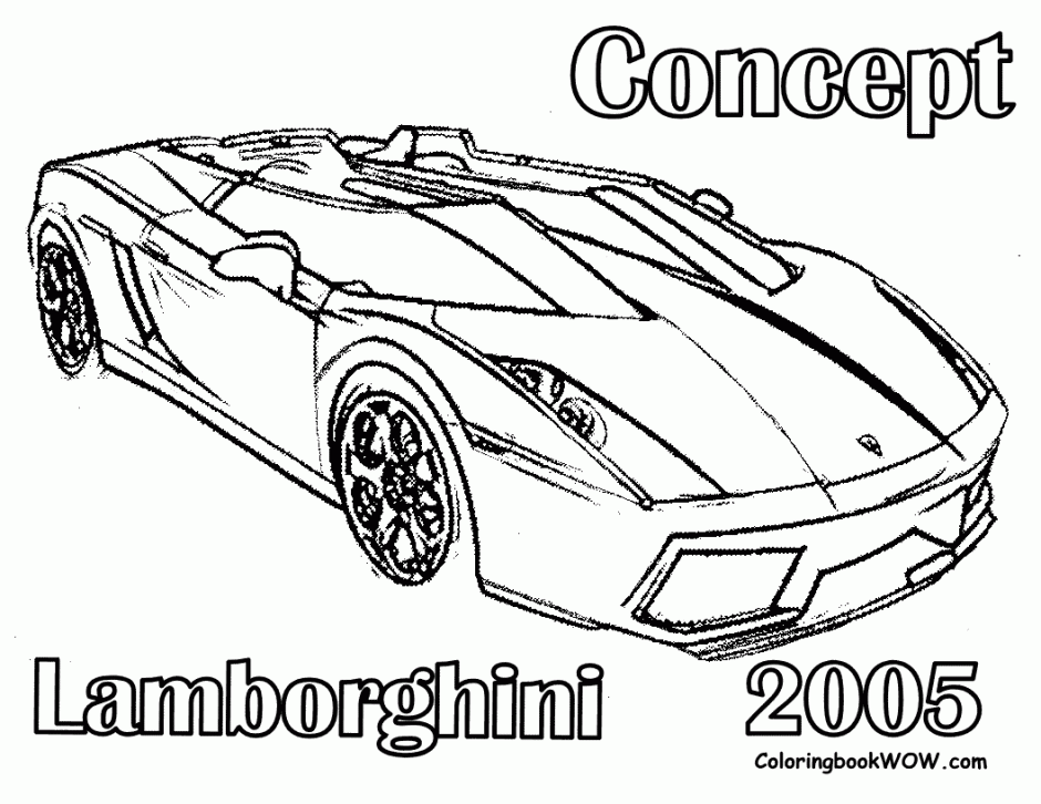 Free Coloring Pages For Boys Cars Printable Lamborghini Coloring 