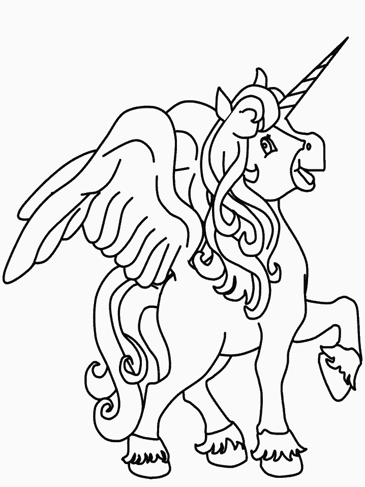 Free Printable Unicorn Coloring Pages For Kids - Coloring Home