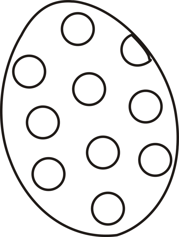 Large Easter Egg - Coloring Home
