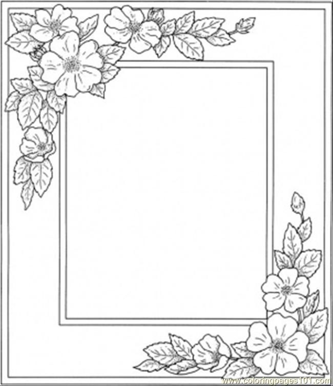 6 Best Images of Frames Coloring Pages Printable - Frame Coloring ...