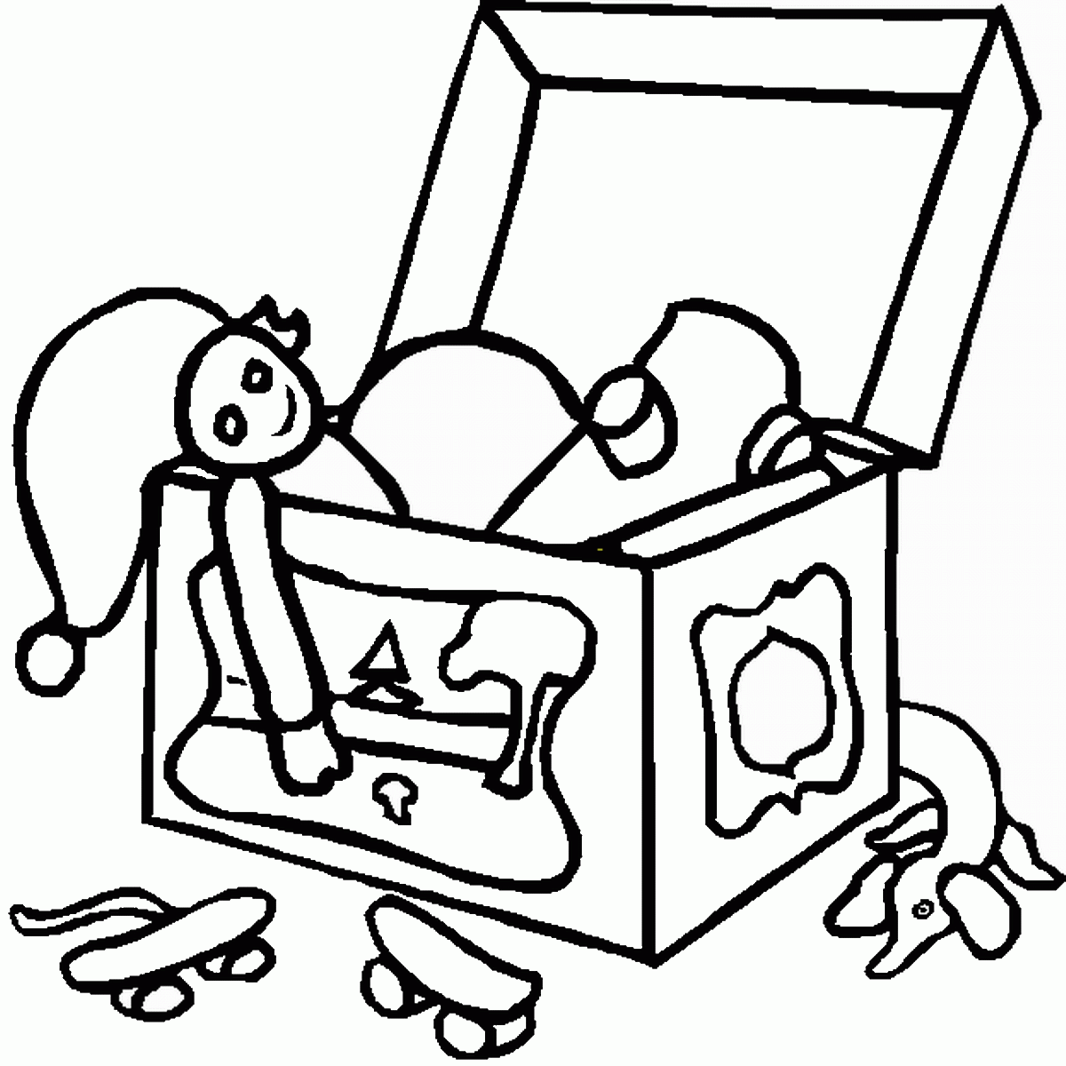 Toys Coloring Page Coloring Home