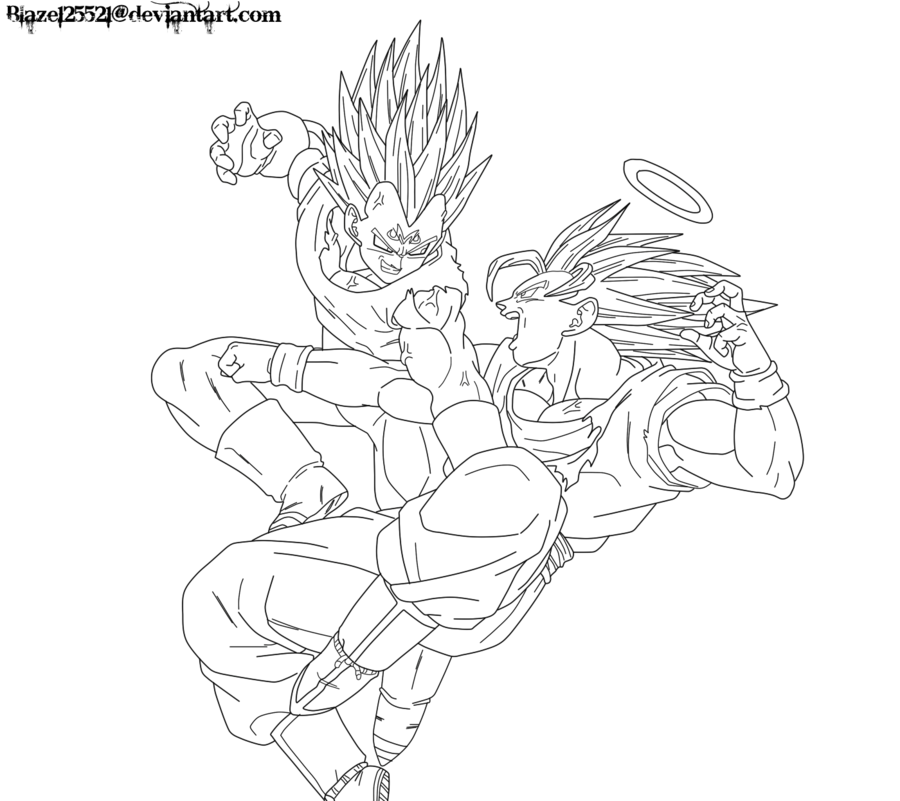 12 Pics of Majin Vegeta Coloring Pages - Vegeta Coloring Pages ...