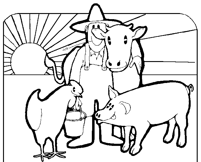 Click Clack Moo Coloring Pages - Coloring Home