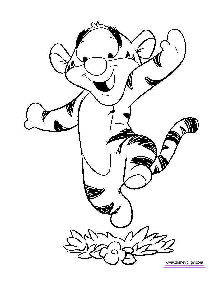 Baby Pooh Printable Coloring Pages page 2 | Disney Coloring Book