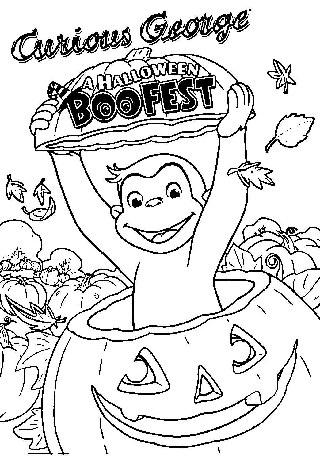Curious A Halloween Boofest Coloring Page Wecoloringpage