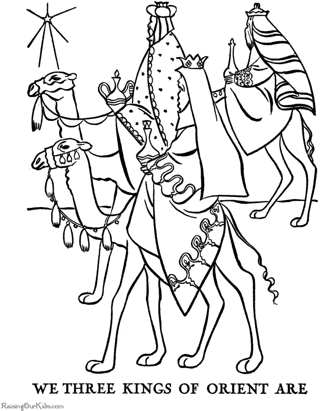 Christmas Religious Printable Coloring Pages - Coloring Home