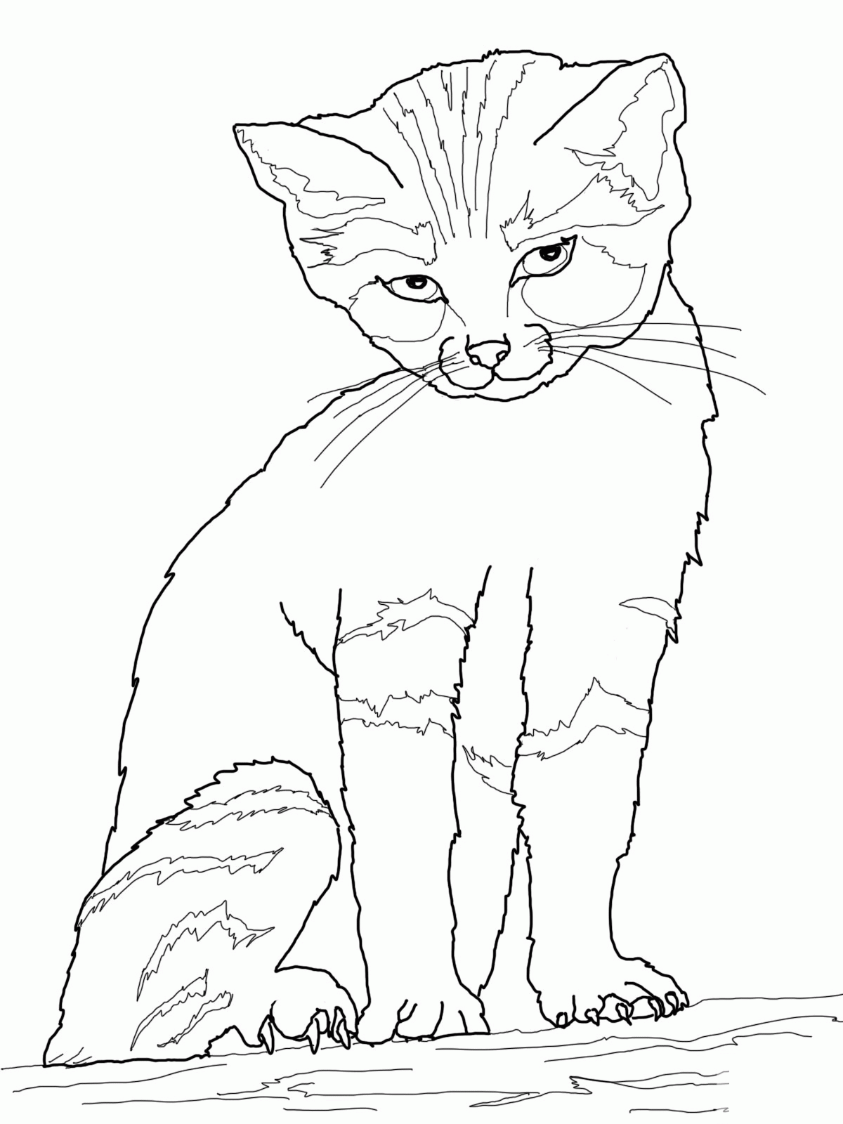 Free Coloring Pages Dog And Kat - Coloring Home