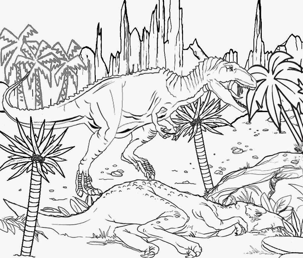 Jurassic Park Coloring Page Coloring Home