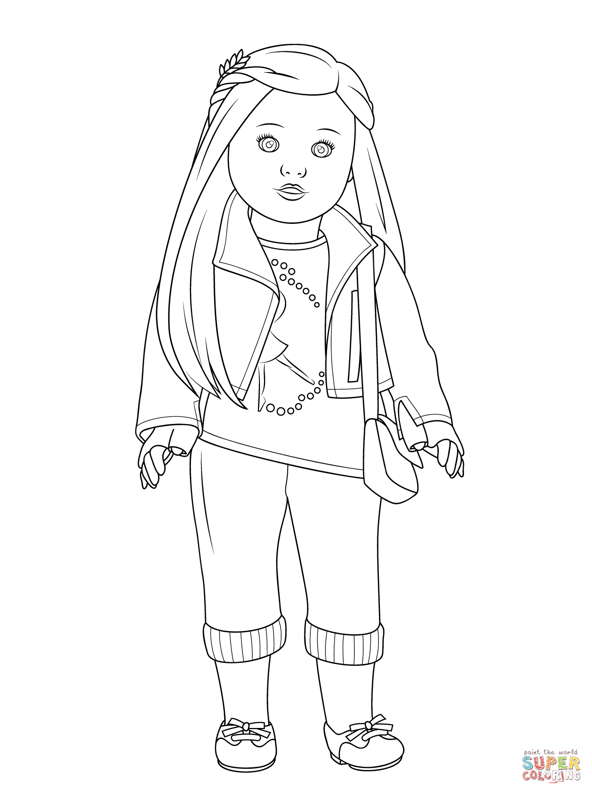 American Girl Coloring Pages - Printable Free Coloring Pages