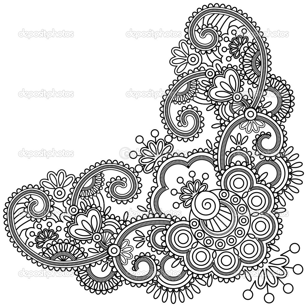 mehndi coloring pages : Free Coloring - Kids Coloring Pages