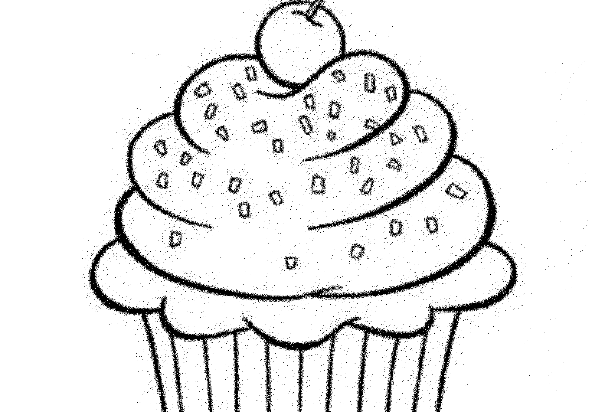 Cupcake Coloring Pages - Bestofcoloring.com