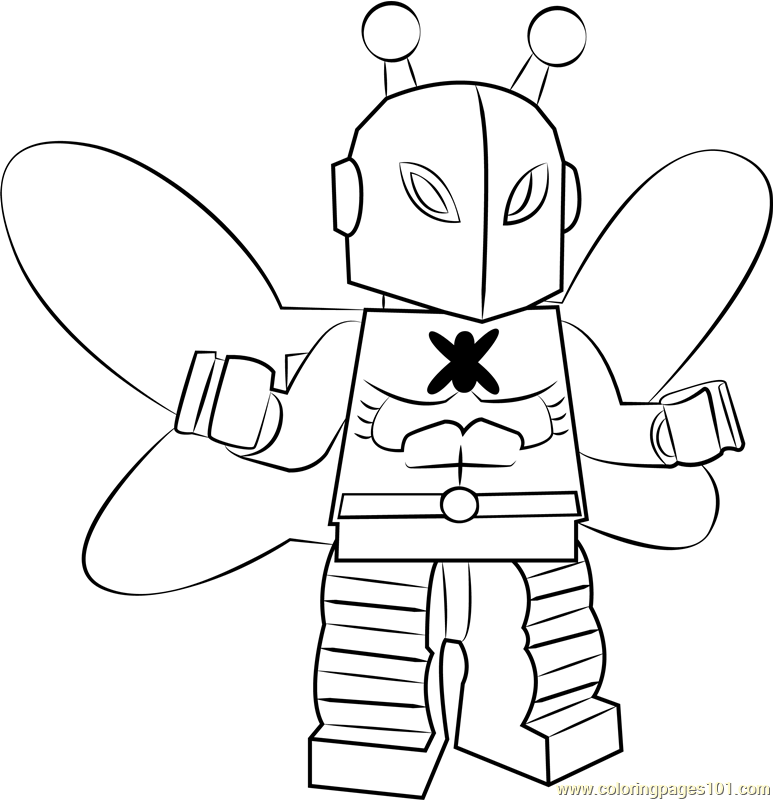 Lego Killer Moth Coloring Page - Free Lego Coloring Pages :  ColoringPages101.com
