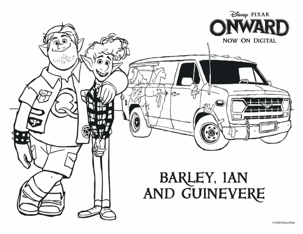 Onward Printable Coloring Pages and Activities | Simply Sweet Days