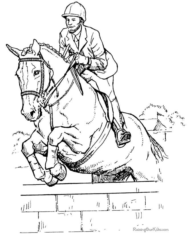 coloring pages horses printable | Kids Activities