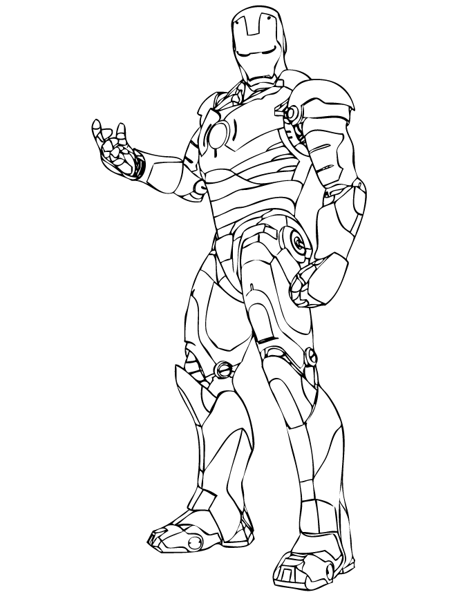 Coloring Pages of Iron Man | Coloring Pages