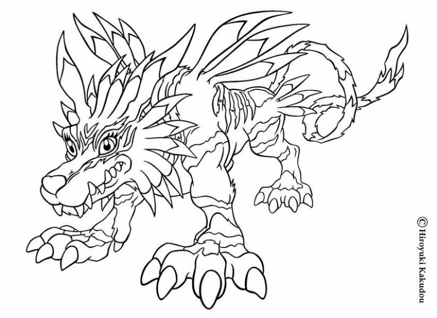 Digimon Coloring Pages | Coloring Pages For Kids