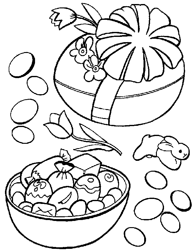 transmissionpress: Wrapped Easter Egg Coloring Pages