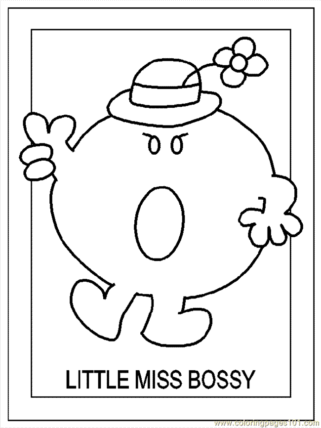 Little Miss And Mr Men Coloring Pages - Coloring Home
