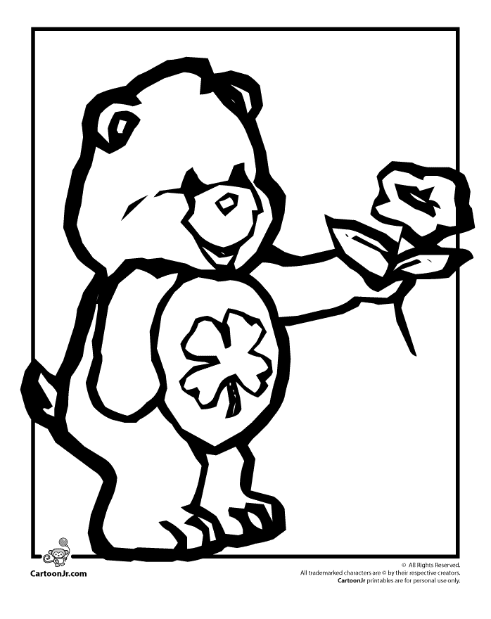 Cartoon Pictures Bears Coloring Home Charlie Bear Colouring Pages Page