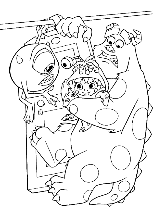 Monster Inc Coloring Pages | Printable Coloring Pages