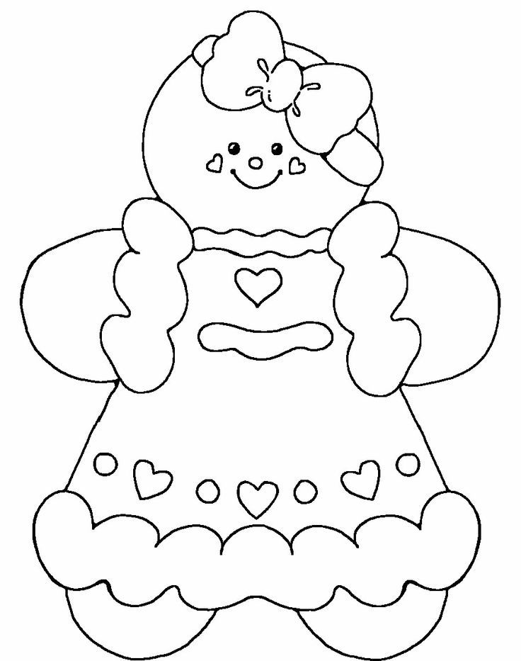 Gingerbread Baby Coloring Pages - Coloring Home