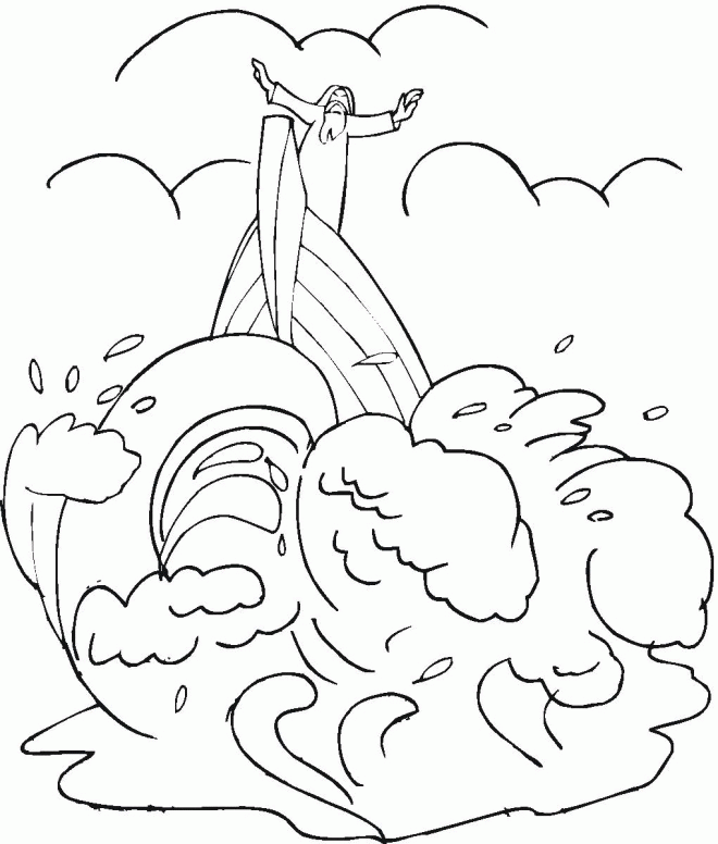 Bible Story Coloring Page - Coloring Home