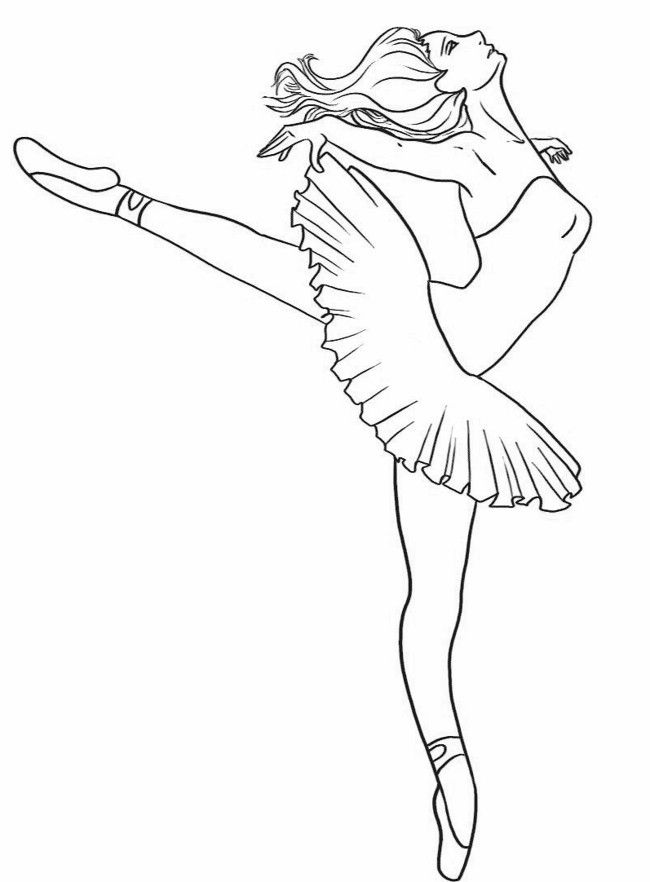 How-to-draw-a-ballerina-dancer-step-7 Costumes --- Coloring Pictures