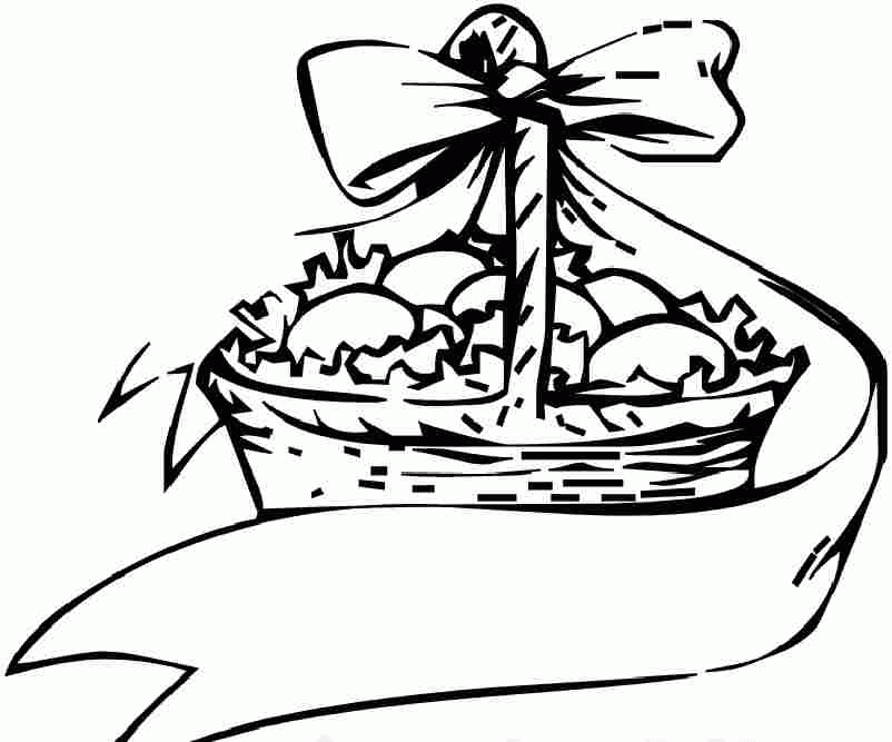 Kids Coloring Easter Coloring Pages Easter Basket 11 : easter 
