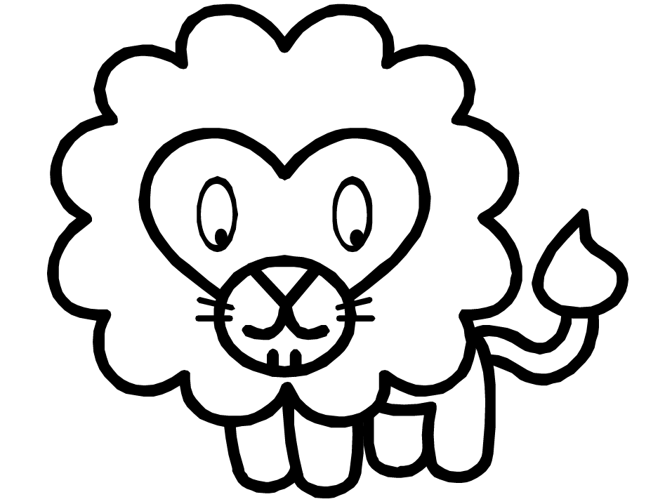 Printable Lions Lion16 Animals Coloring Pages