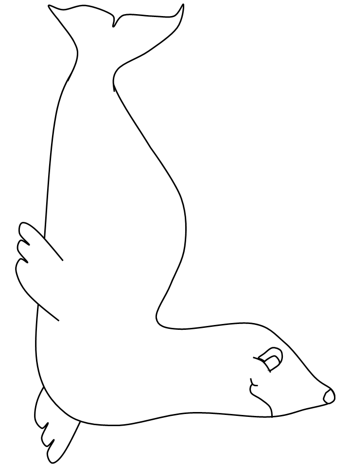 Printable Inuit Seal2 Countries Coloring Pages