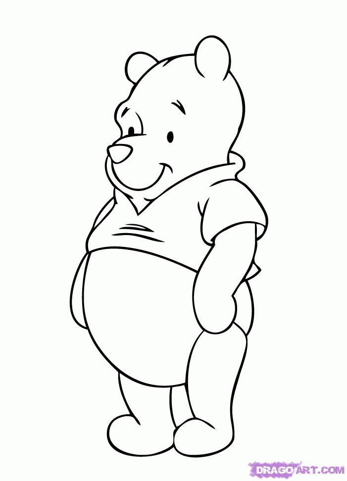 Winnie Pooh Drawings Coloring Home My Xxx Hot Girl