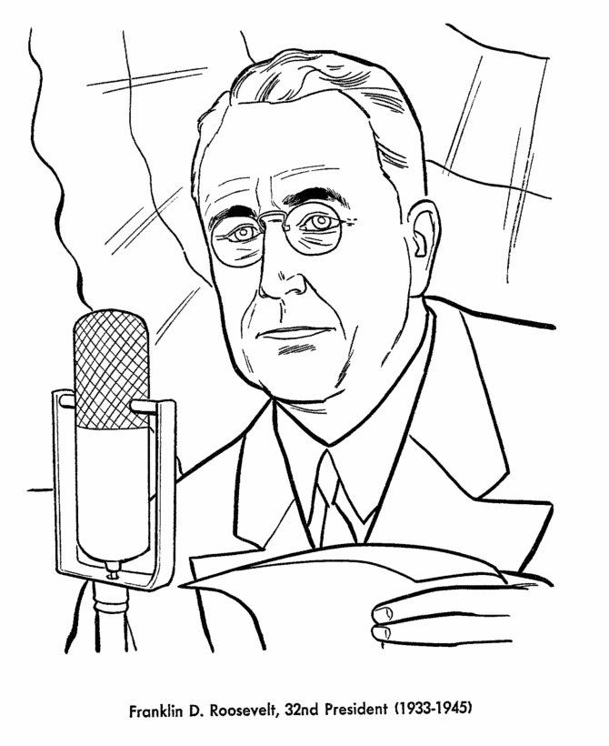 Presidents Coloring Pages - Coloring Home