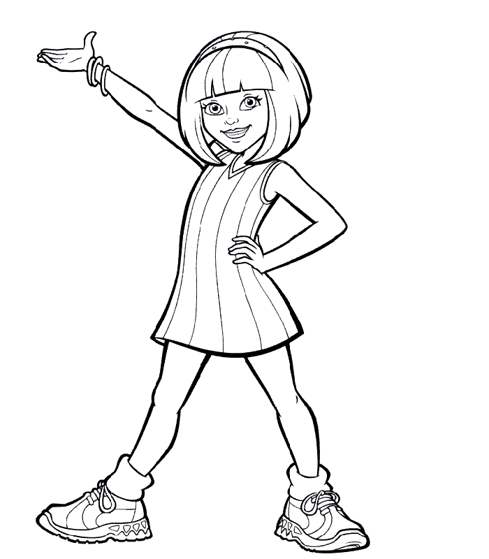 Lazytown Coloring Pages Coloring Home 