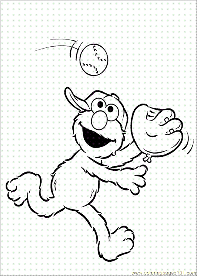 Coloring Pages Elmo 1 (Cartoons > Elmo) - free printable coloring 