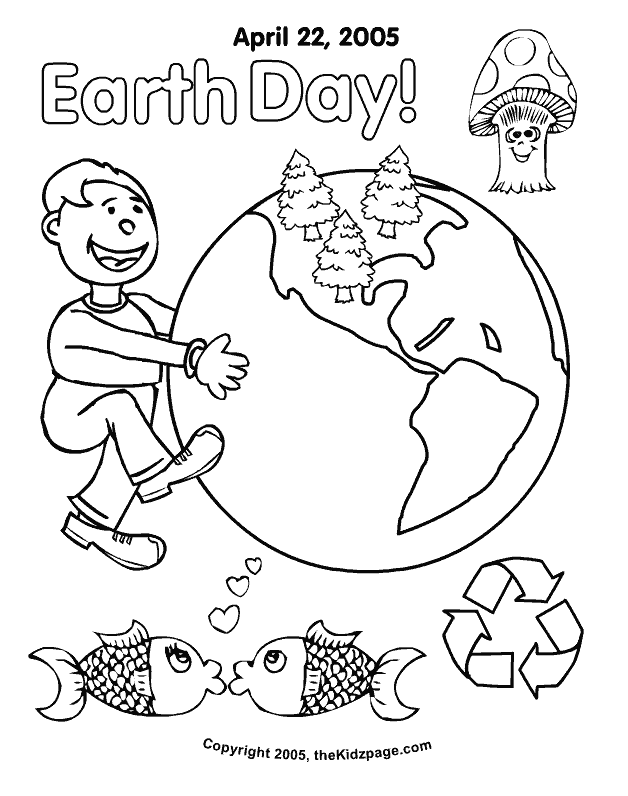 Printable Picture Of The Earth - Coloring Home
