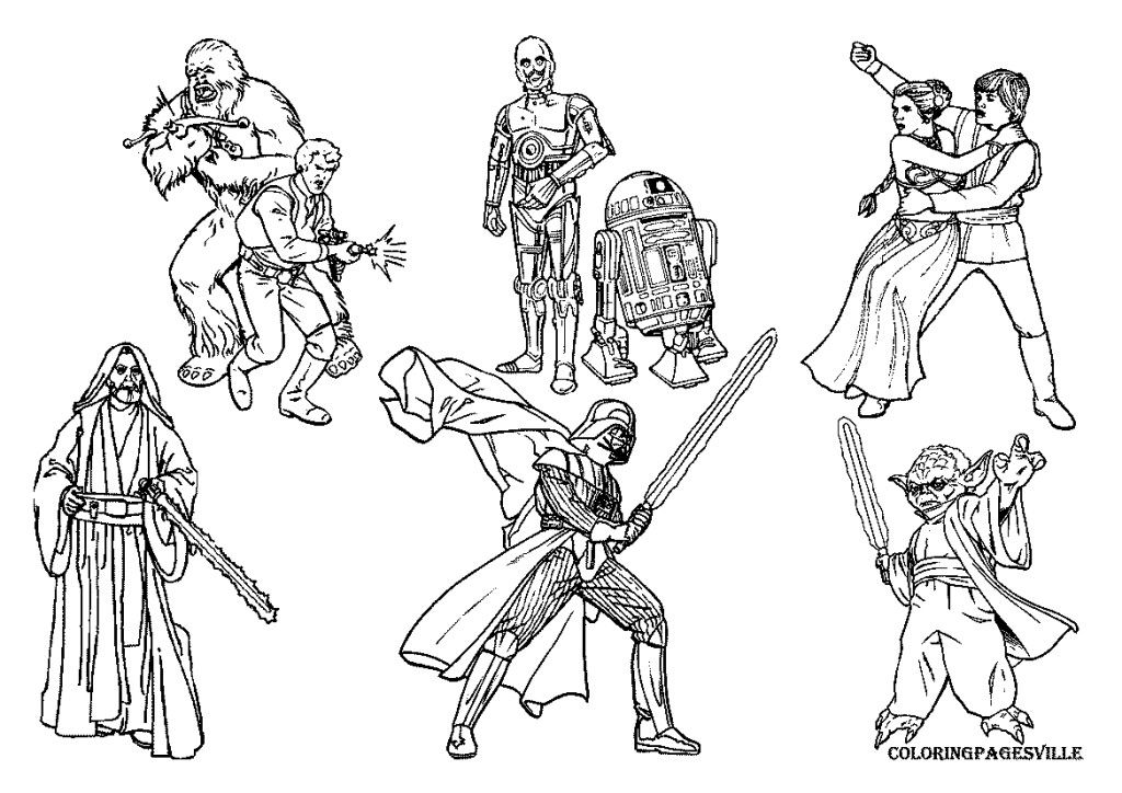 Star Wars Lego Coloring Pages - Free Coloring Pages For KidsFree 