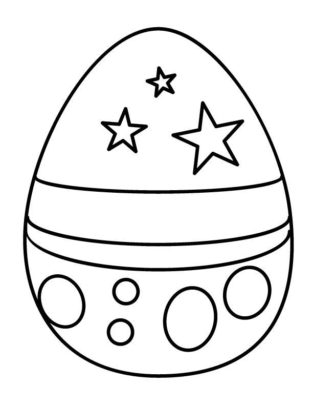 Egg Coloring Page - Coloring Home
