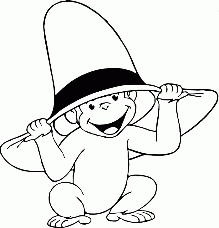 Curiose George Coloring Pages (9) | Coloring Kids