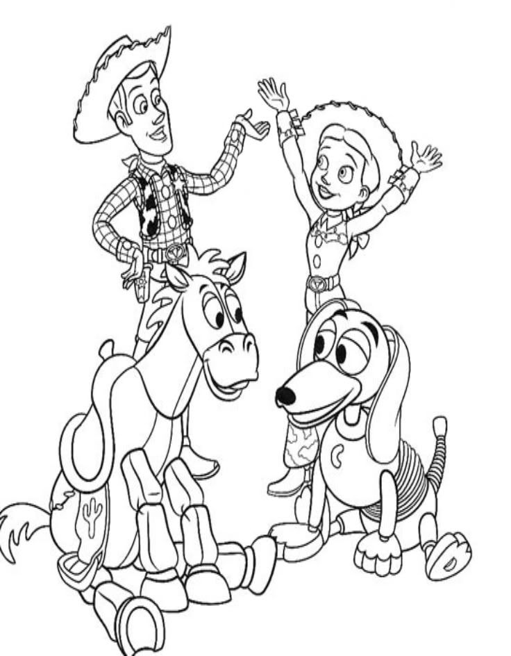Toy Story Coloring Page - Coloring Home