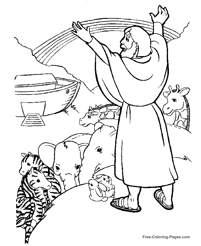 printable bible story coloring page the holy family flight into ...