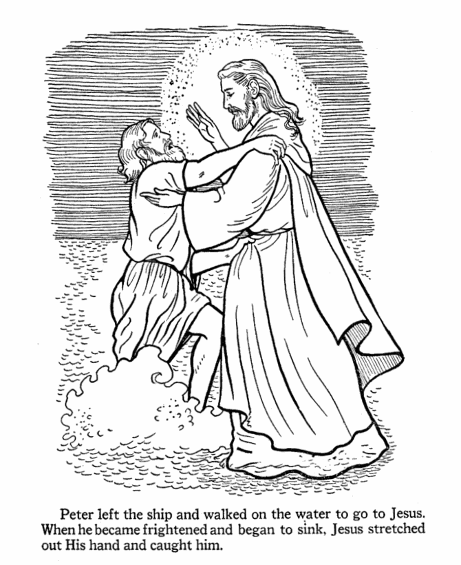 Bible Printables - Apostles Coloring Pages - Peter - 3
