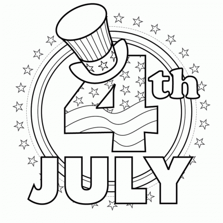 4Th Of July Independence Day Coloring Pages - Coloring Pages For ...