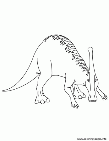 Print cartoon dinosaur 2 Coloring pages