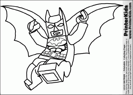 Lego Batman Coloring Pages #24430