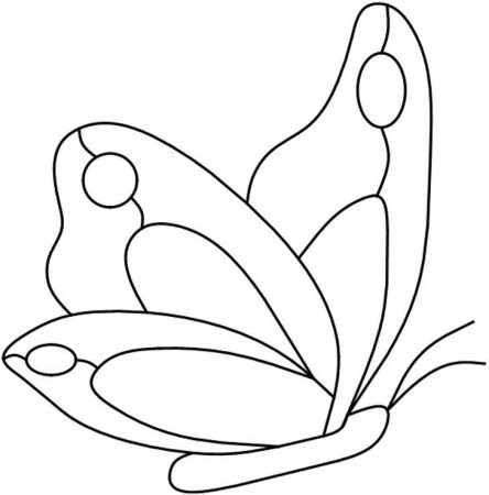 Butterfly Outline Pattern - Cliparts.co