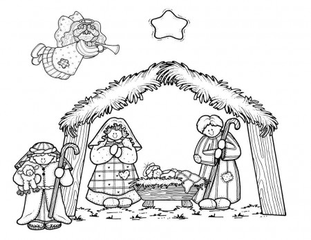 Jesus Coloring Pages Kids Mary Mother - Colorine.net | #22194