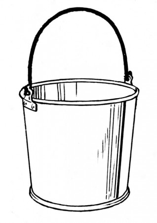 Coloring page bucket - img 18761.