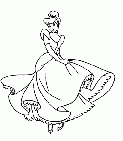 Free Coloring Pages: Disney Princess Coloring Pages