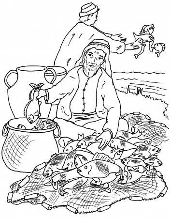 Drawing Fisherman #103991 (Jobs) – Printable coloring pages